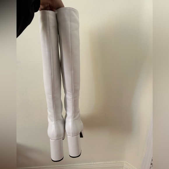 White Platform Lamoda Boots Size 9US/7UK - Picture 3 of 3